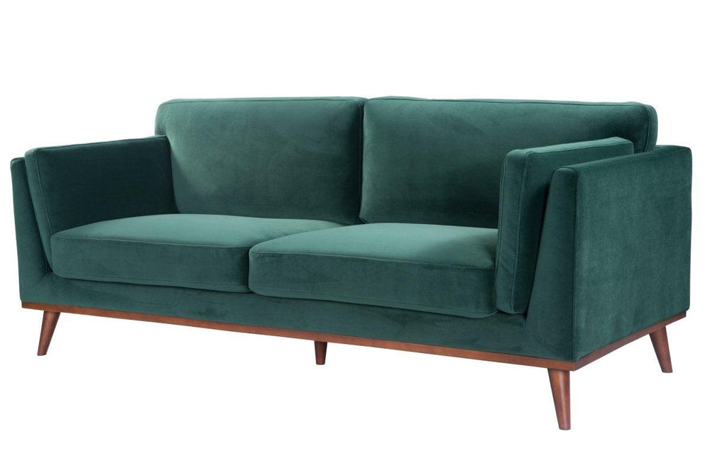 Astrid 3 Seater Sofa in Emerald Green