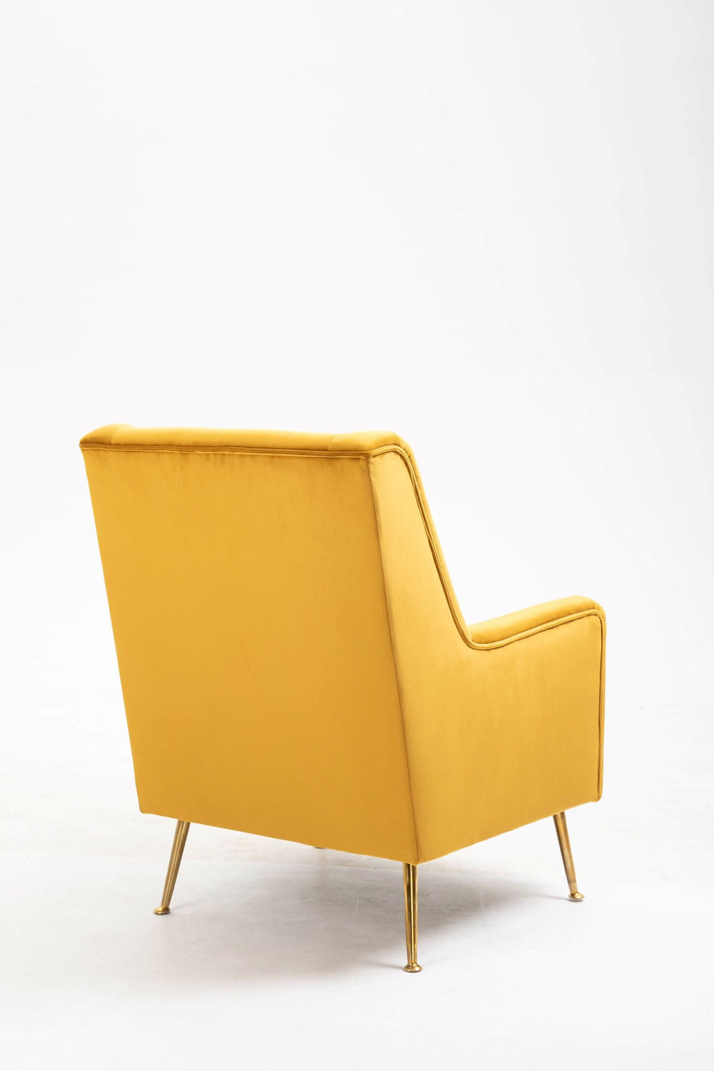 Modern armchair mustard