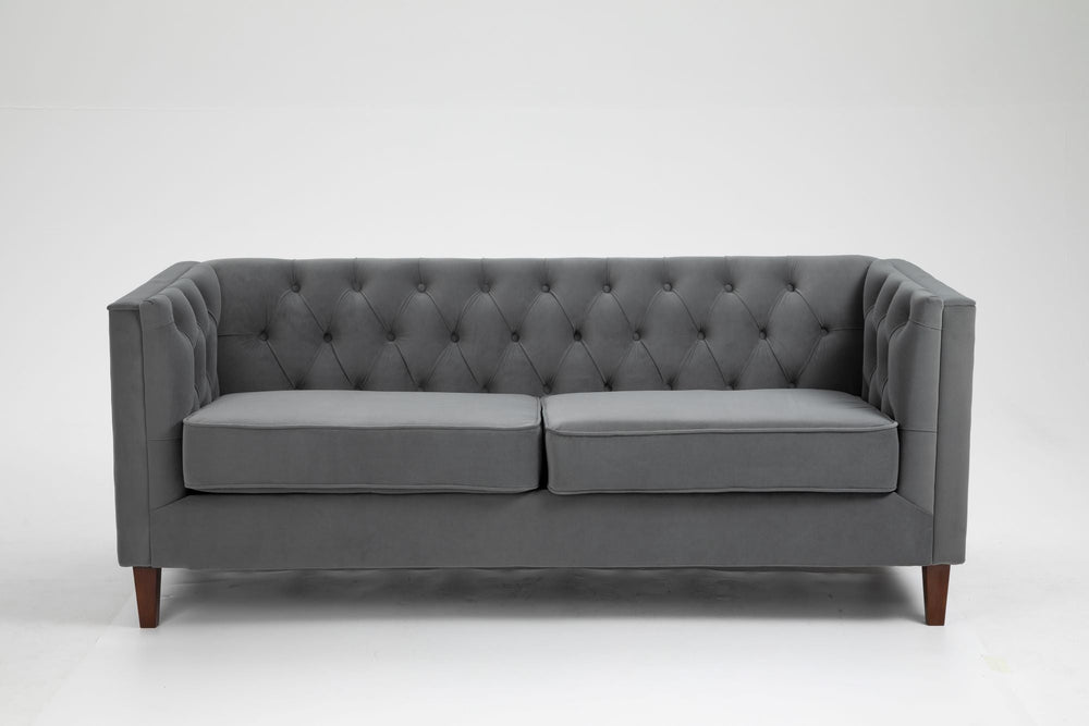 Isabel chesterfield 3 seater grey