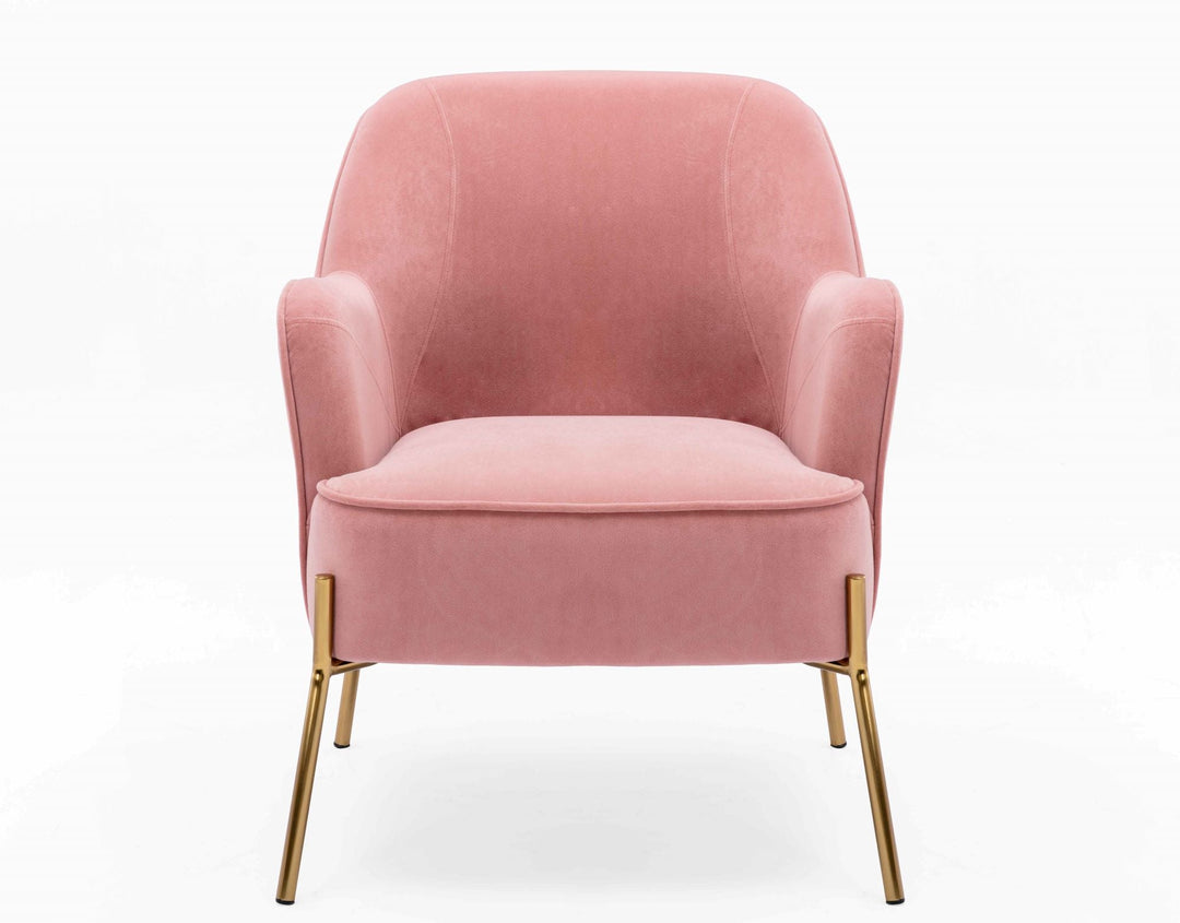 Mia accent chair pink