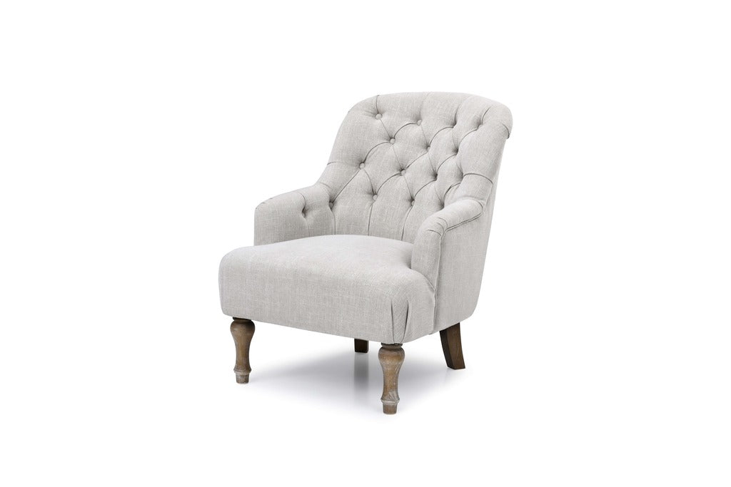 Bianca chair grey linen
