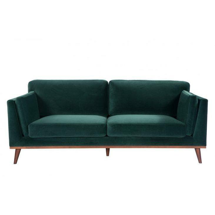Astrid 3 Seater Sofa in Emerald Green